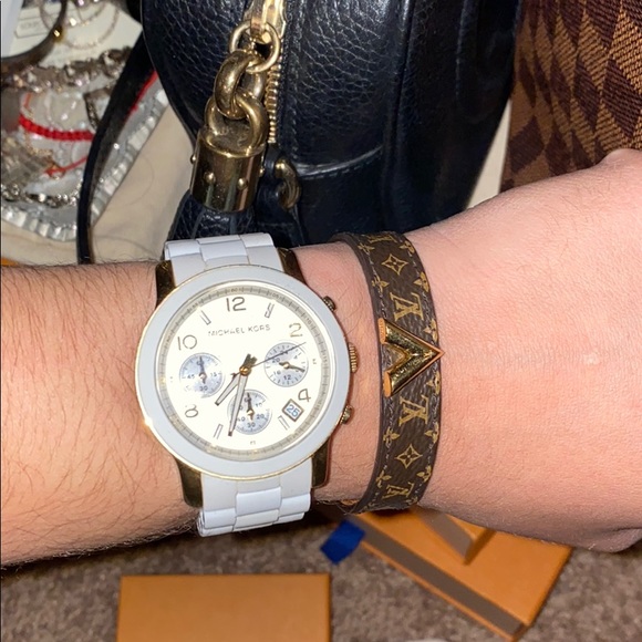 Michael Kors Accessories - White mk watch